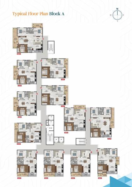  the-edge Tower A Cluster Plan for Typical Floor