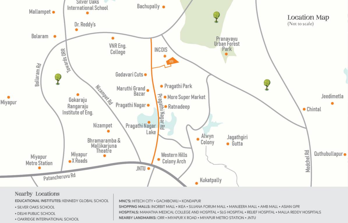  the edge Location Plan
