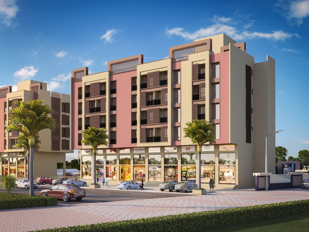  uttam townscape life hub a a1 b Elevation