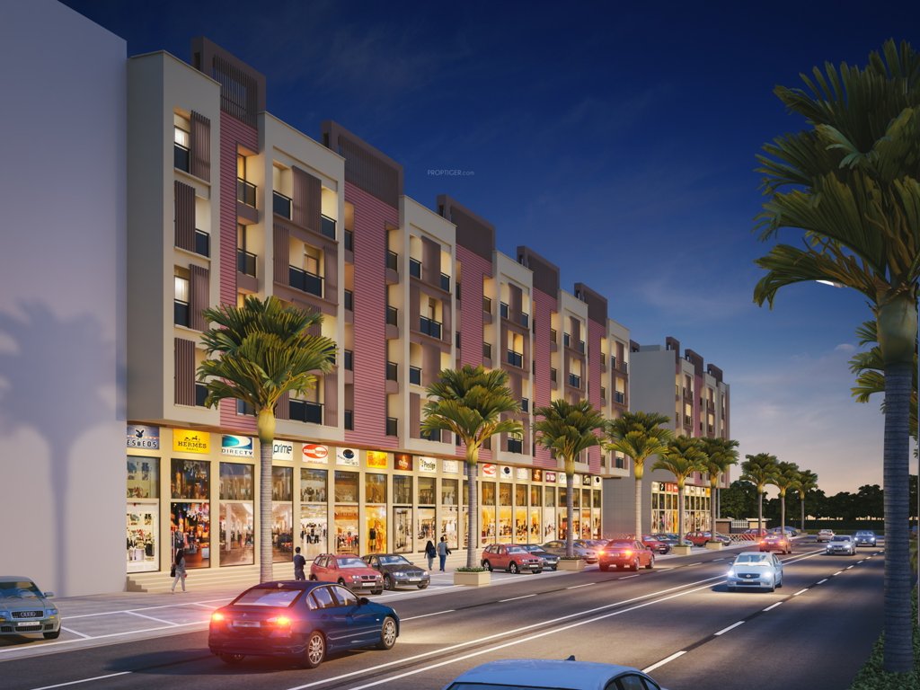  uttam townscape life hub a a1 b Elevation