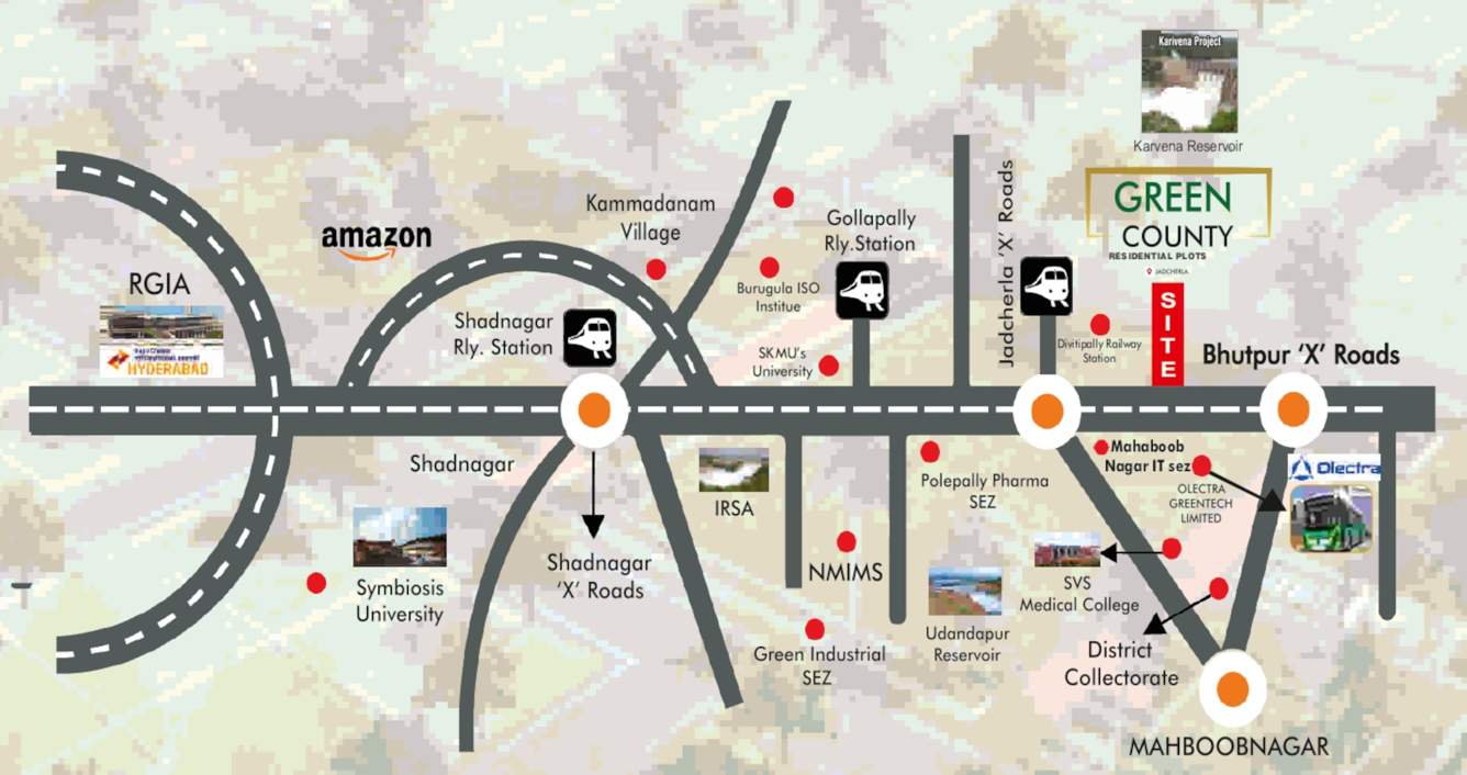  karthikeya green county Layout Plan