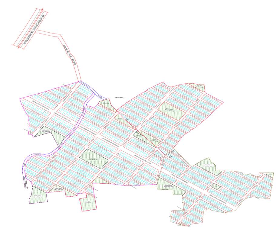  karthikeya green county Layout Plan
