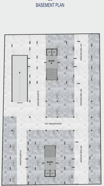  hadiya-pearl Block A And Block B Basement Cluster Plan