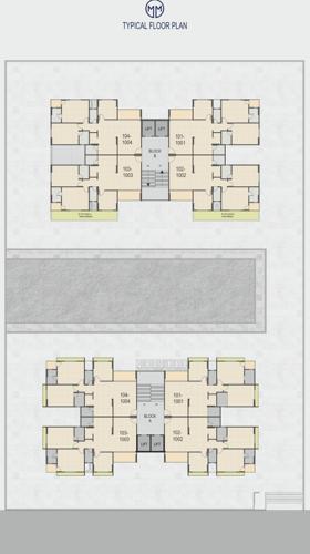  hadiya-pearl Block A And Block B Cluster Plan from 1st to 10th Floor