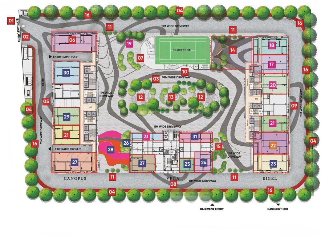 the trilight Layout Plan
