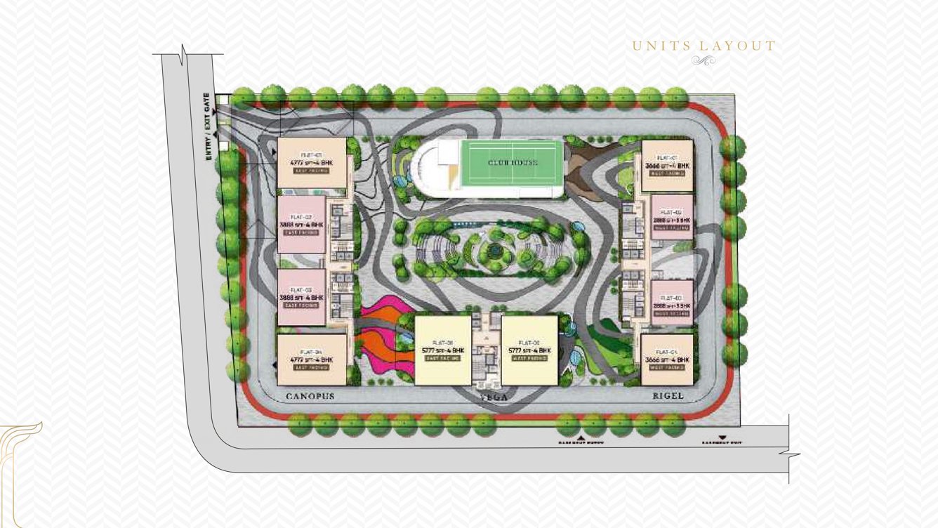 the trilight Layout Plan