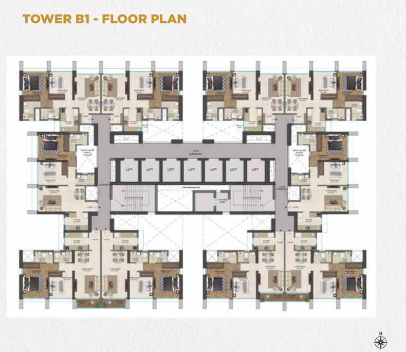 25 hourlife tower b1 25 Hourlife Tower B1 Cluster Plan