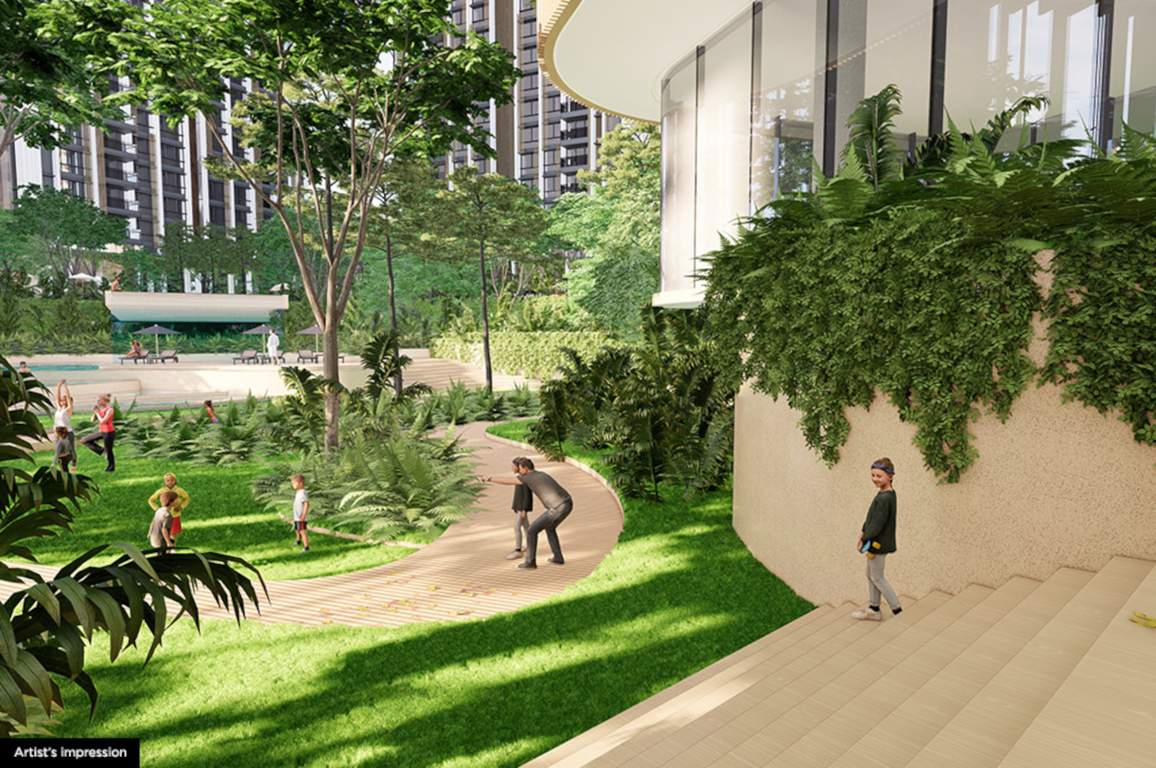 25 hourlife tower b1 Landscape Garden and Tree Planting