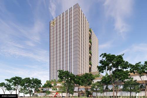  25-hourlife-tower-c1 Elevation