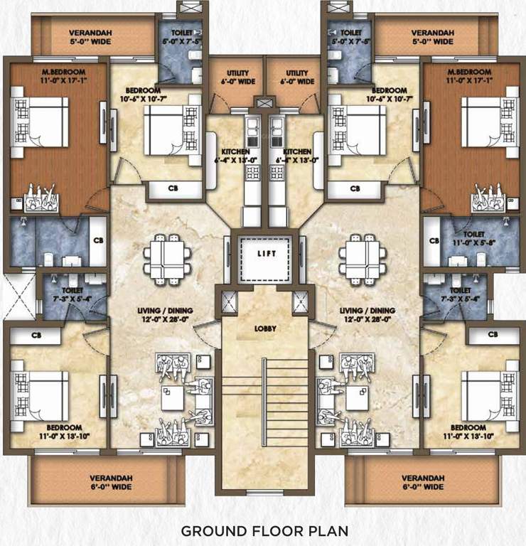 omaxshiva3 T1, T2, T3, T4, T5, T6,T7,T8,T9,T10,T11 Cluster Plan for ground Floor