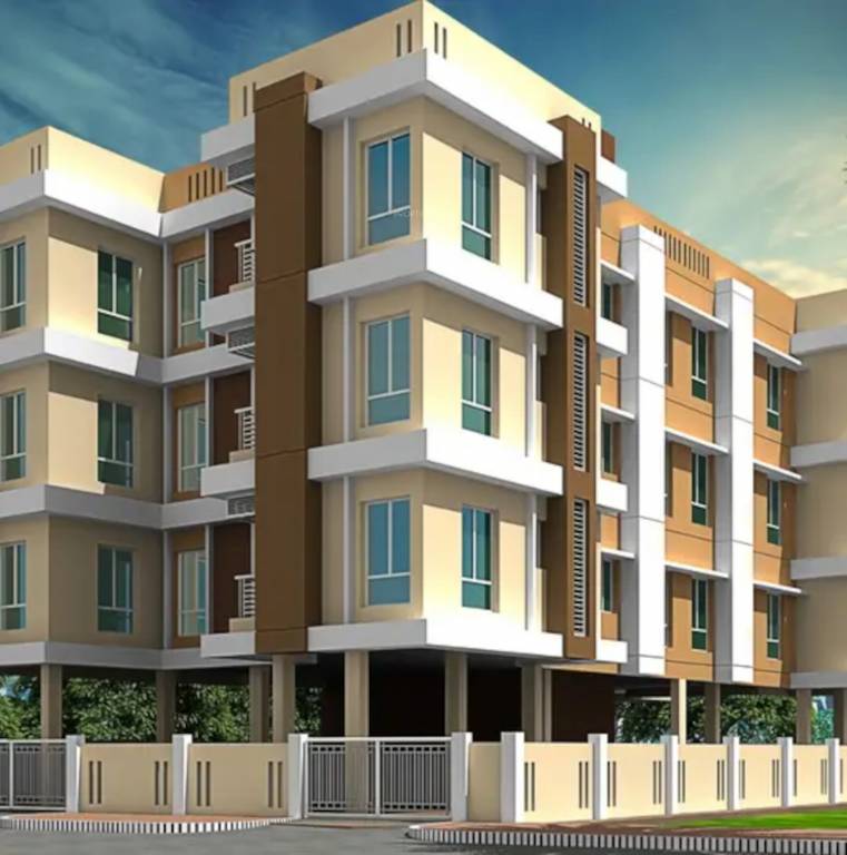 Elevation nayabad apartment Elevation