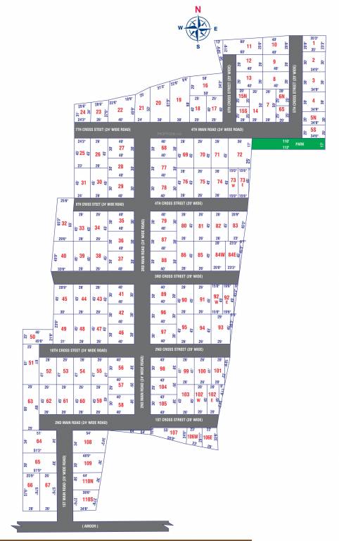  rc modern city Location Plan