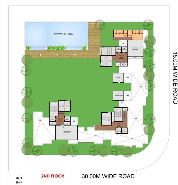  delta riviera Wing A Cluster Plan