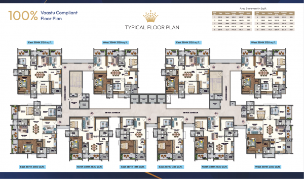clusterPlan of Vasavi Crown East