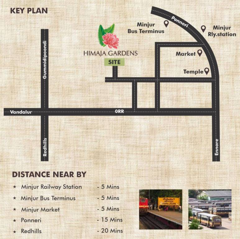  himaja gardens Location Plan