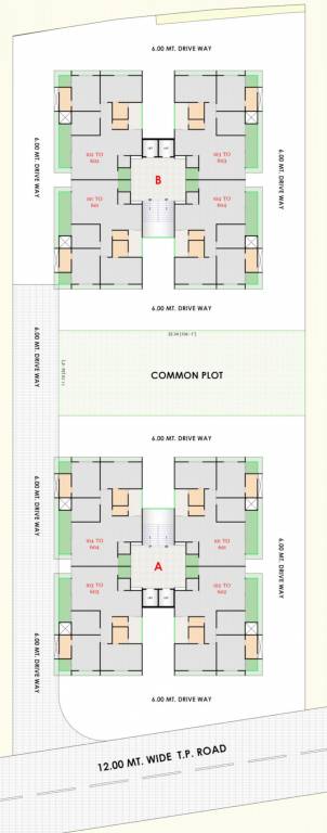  bilipatra homes Block A & B Cluster Plan
