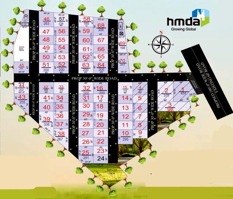  dream valley Layout Plan
