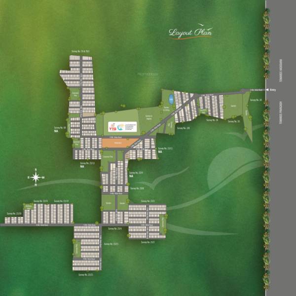  shreyam-hills Layout Plan