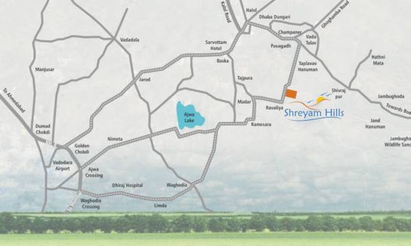  shreyam-hills Location Plan
