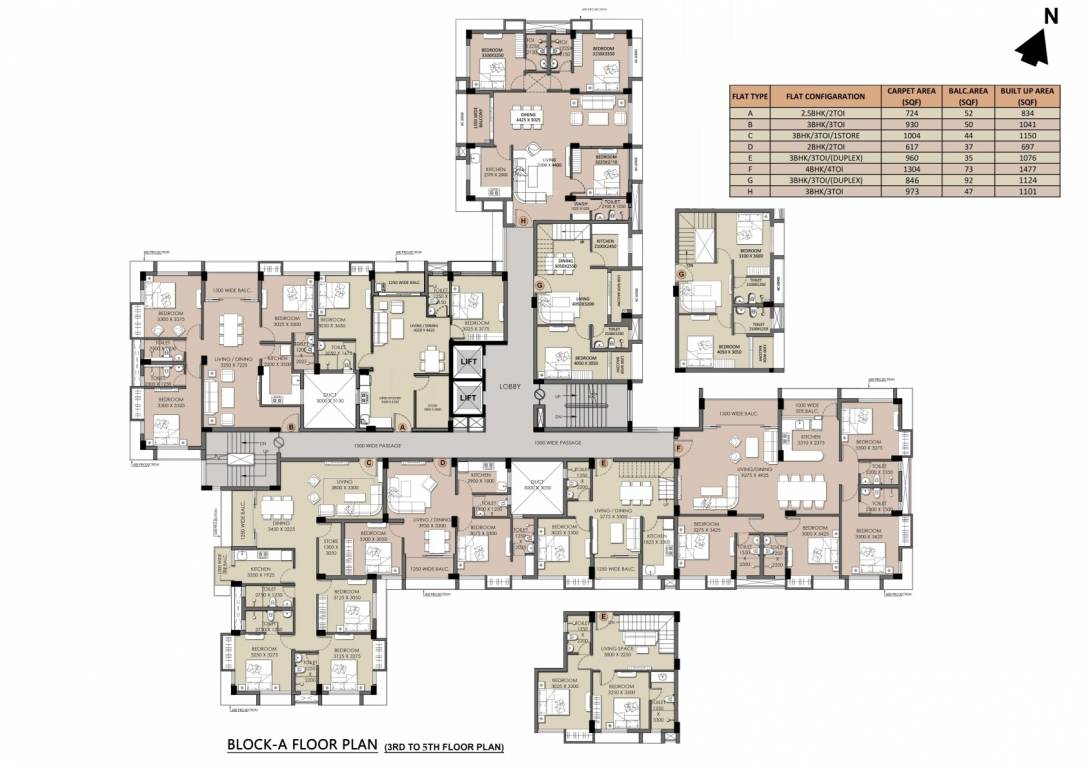  chitrakatha Tower 1 Cluster Plan