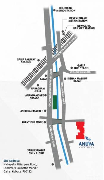  anuva-appartment Location Plan