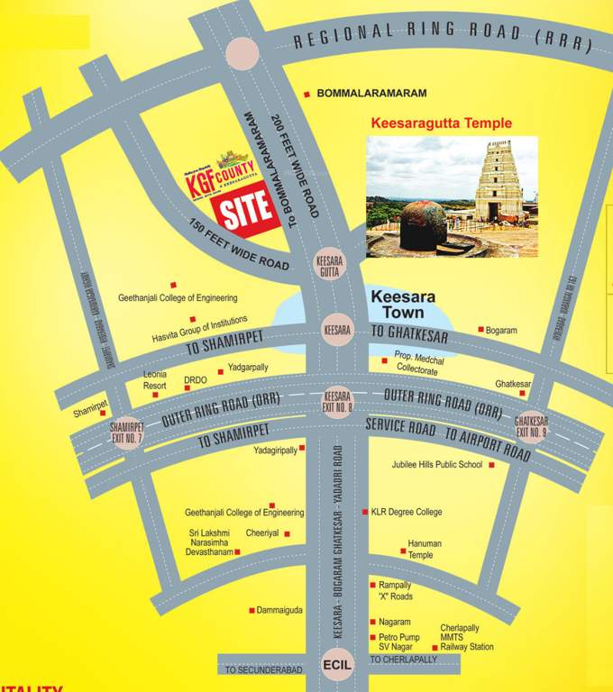  kgf county Location Plan