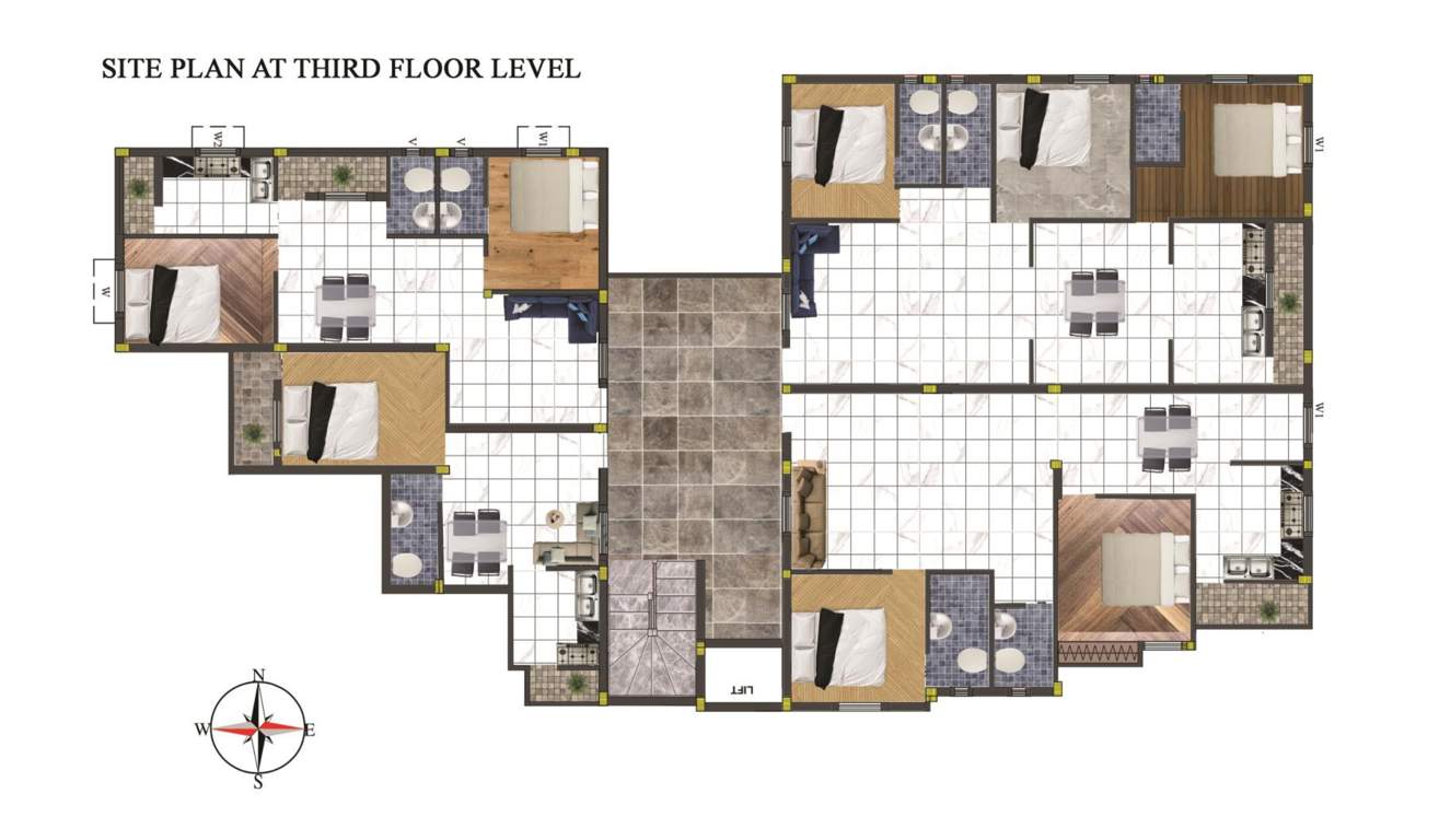  jh platina JH Platina Cluster Plan for 3rd Floor
