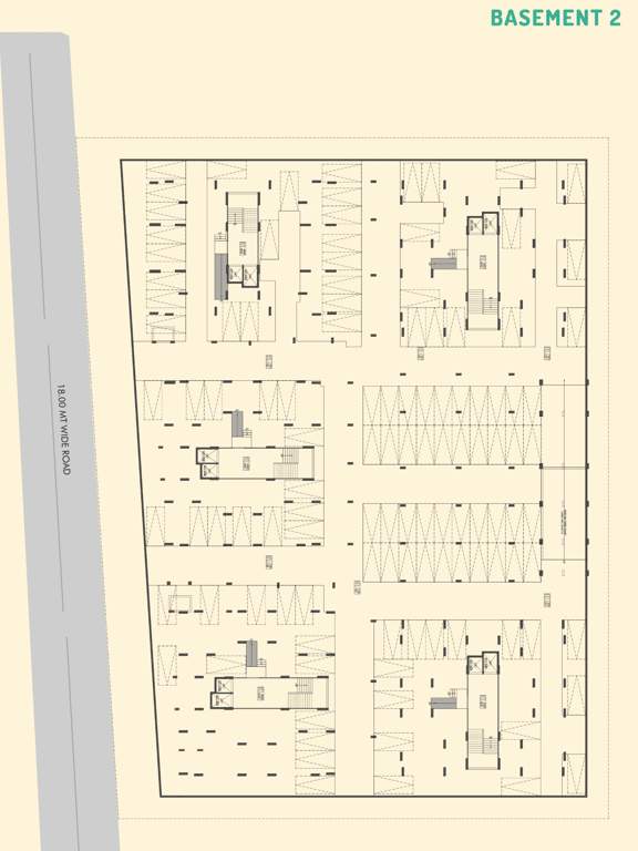  serene sparkles Block A, Block B, Block C, Block D, Block E Basement 2 Cluster Plan