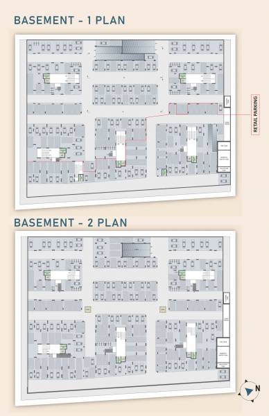  serene-sparkles Block A To E Basement Cluster Plan