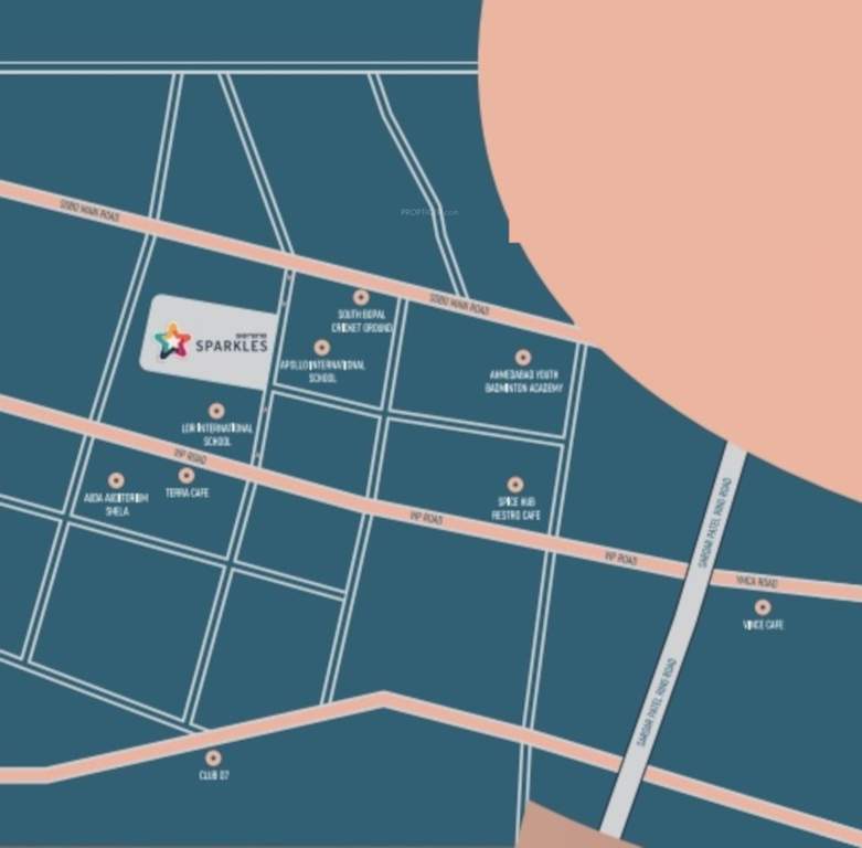  serene sparkles Location Plan