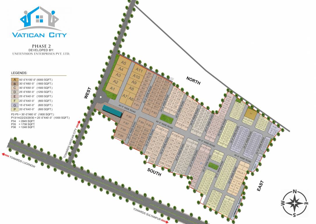  vatican city phase 2 Layout Plan
