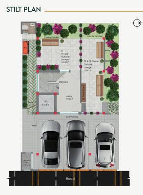  aikya Aikya Cluster Plan for Ground Floor