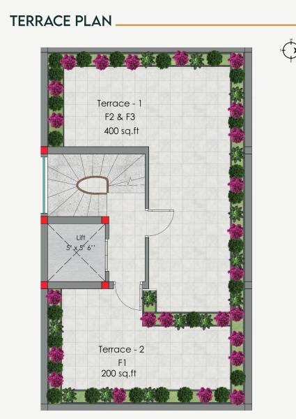  aikya Aikya Cluster Plan for Terrace Floor