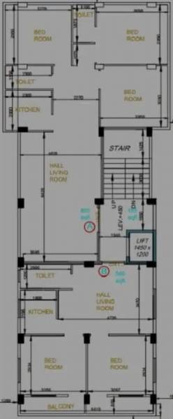  maniktala Maniktala Cluster Plan For 1st Floor