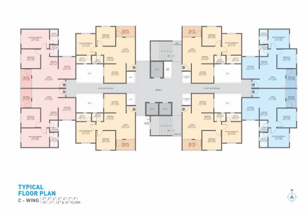  urban-homes Wing C Cluster Plan