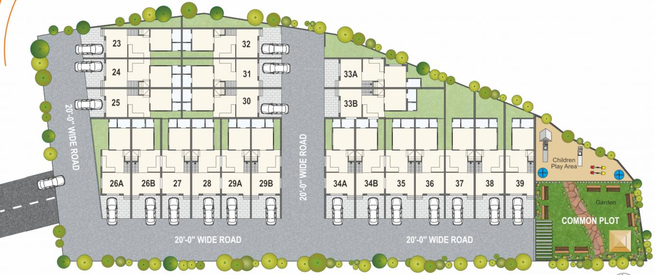  residency Layout Plan