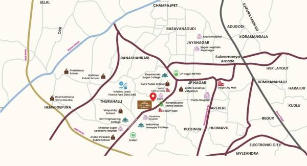  kanakashree Location Plan