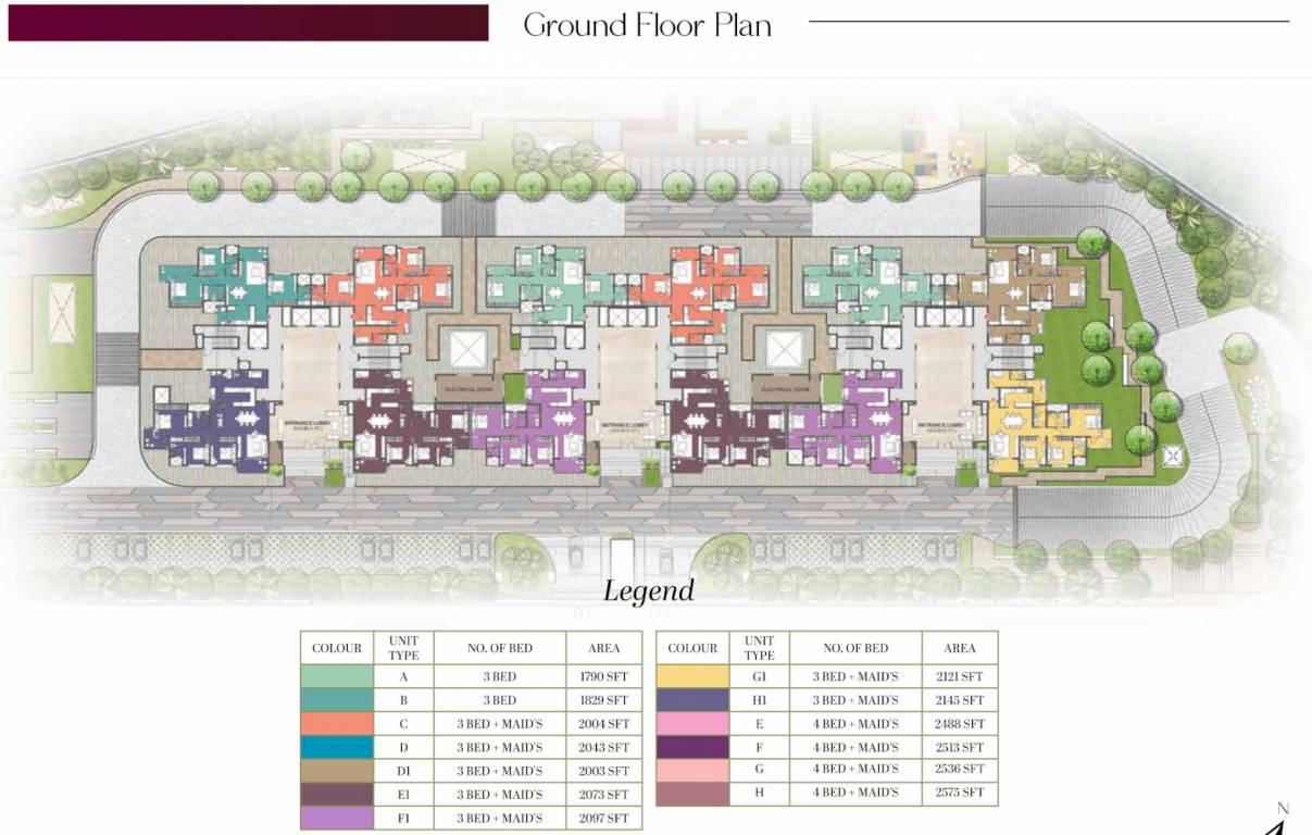 elm park Cluster Plan