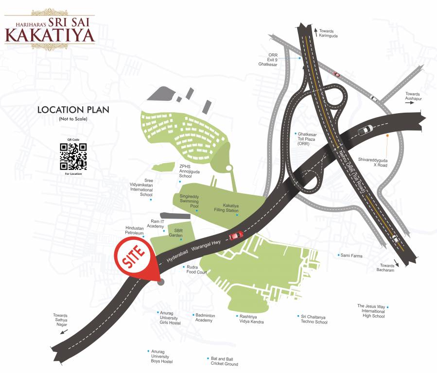 hariharas sri sai kakatiya Location Plan