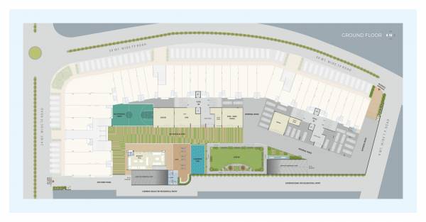  central-business-district Wing 1 Cluster Plan