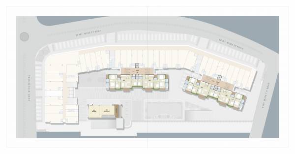  central-business-district Wing 1 Cluster Plan