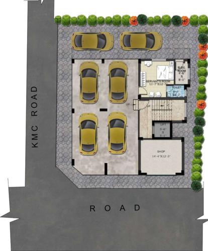  charu-apartment Charu Apartment Cluster Plan For Ground Floor