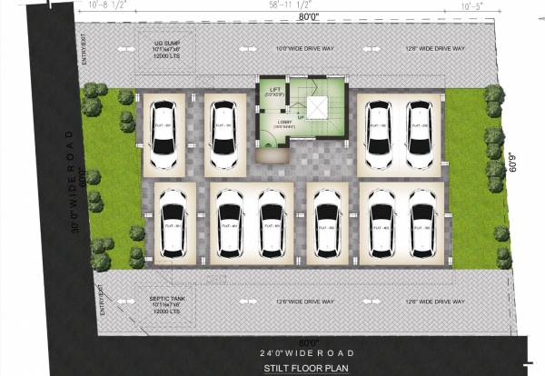  shivani Pearl Shivani Stilt Cluster Plan