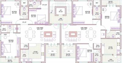  anugraha Anugraha Cluster Plan From 1st To 3rd Typical Floor Plan