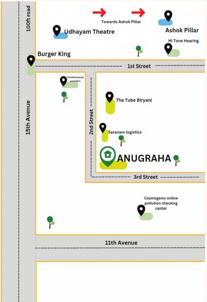  anugraha Location Plan