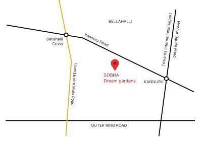 Location Plan dream-gardens-phase-3-wing-3-and-4 Location Plan