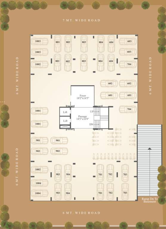  kishan altis Kishan Altis Cluster Plan for ground Floor