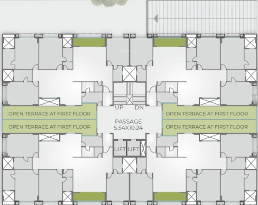  kishan altis Kishan Altis Cluster Plan From 2nd To 10th Floor