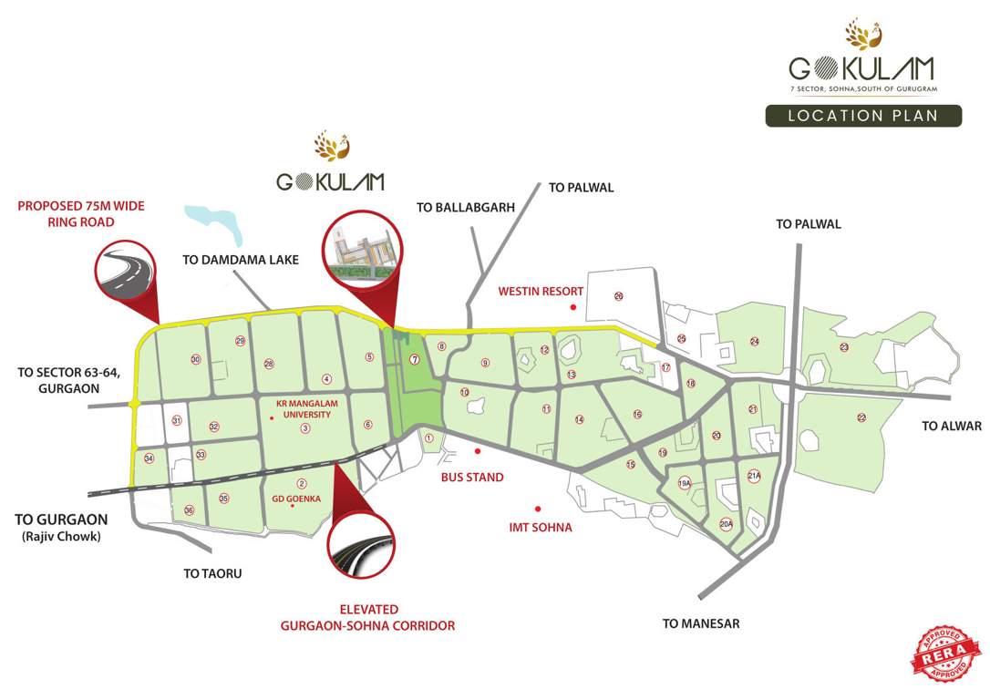  gokulam Location Plan
