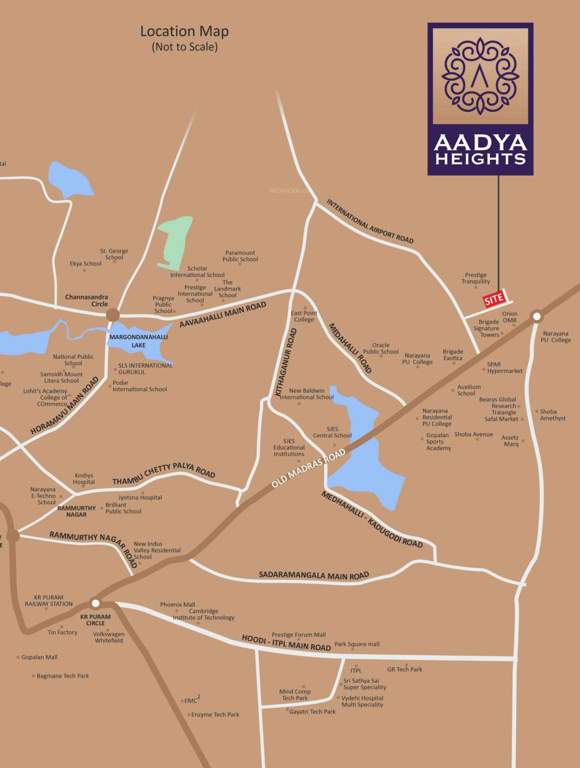  aadya heights Location Plan
